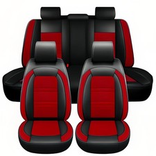 For Nissan Full Set 5-seats Leather Seat Covers Front Rear Cushion Protector Pad For Nissan Full Set 5-seats Leather Seat Covers Front Rear Cushion Protector Pad