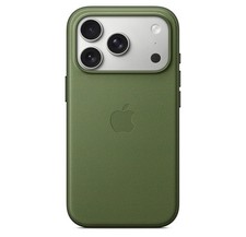 Apple TechWoven Case with MagSafe for iPhone 17 Pro -- Green. New Open Box