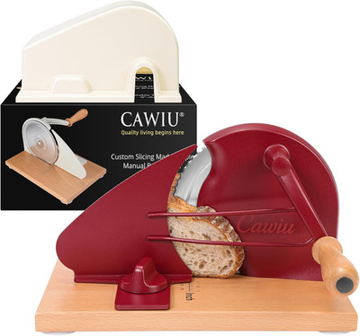 Upgraded Manual Bread Slicer for Homemade Sourdough Bread - Adjustable Thickness