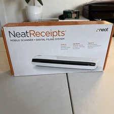 Neat Receipts Mobile Scanner & Digital Filing System - Open Box