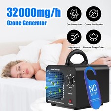 High-Capacity 36000 mg/h Ozone Generator Air Purifier with Timer for Home Use