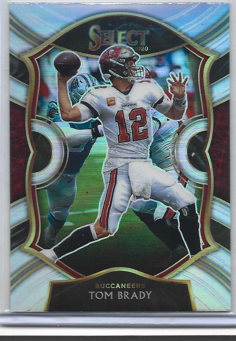 2020 Panini Select Tom Brady Silver Prizm #1 Concourse Buccaneers
