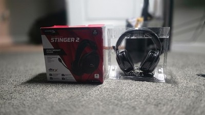 HyperX Cloud Stinger 2 Black Gaming Headset Noise-Cancelling Mic