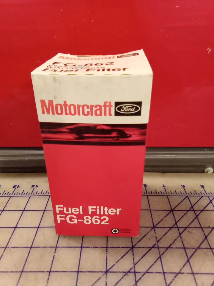 Filtro de combustible Ford Motorcraft FG-862 con clips, nuevo en caja OEM, envío gratuito Foto 2 de 4