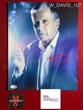William B. Davis autographed signed 11x14 photo The X-Files JSA COA smoking man