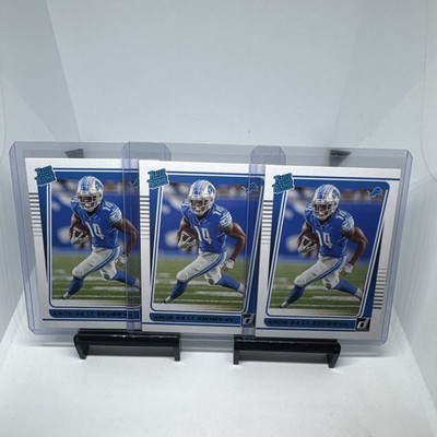 Amon-Ra St Brown 2021 Donruss Rated Rookie #284 Lions RC   USC xThree