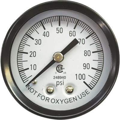 #ad Simmons 1 8 In. MPT Fitting 100 psi Pressure Gauge 1310 Simmons 1310 $18.11