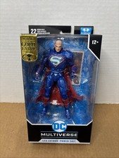DC Multiverse Lex Luthor Power Suit Action Figure Gold Label Slight Box Damage