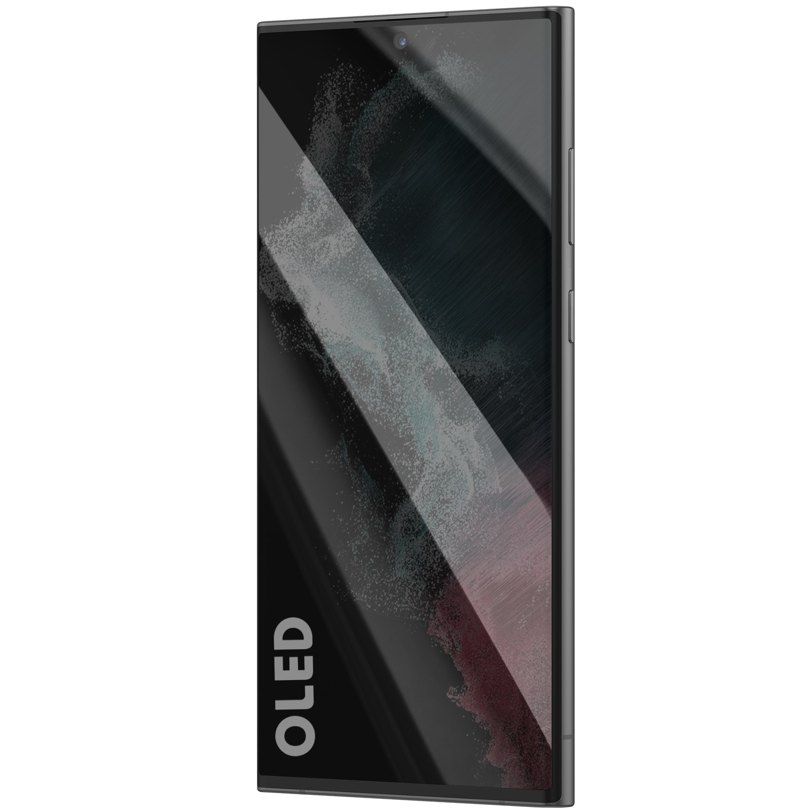 Ecran Soft-OLED pour Galaxy S22 Ultra avec châssis gris de remplacement Clappio