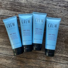 AMERICAN CREW Fiber Cream Tube Medium Hold Natural Shine 100ml NEW 4pk