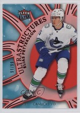 2025-26 Upper Deck Fleer Ultra Ultrastructures Red /99 Elias Pettersson D 1jk4