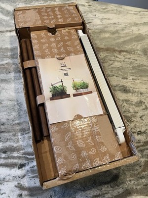 Auk Mini 1 Hydroponic Indoor Growing Kit-Smart Garden Oak White Open Box READ