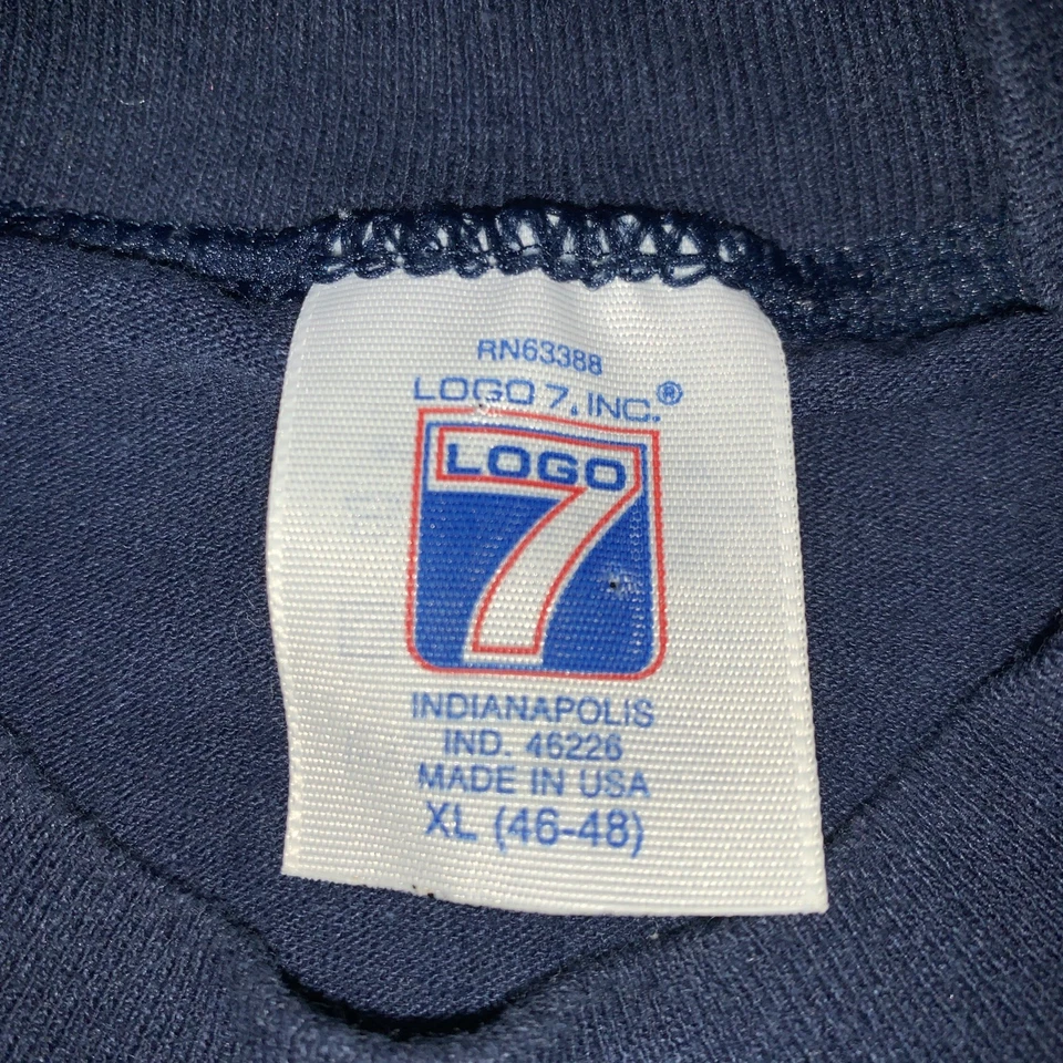 Camiseta De Colección New York Giants Logo 7 Deletreados XL NFL Fútbol Foto 3 de 4