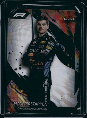 2024 Topps Finest Formula 1 F1 Max Verstappen Uncommon Die Cut  /75 #188