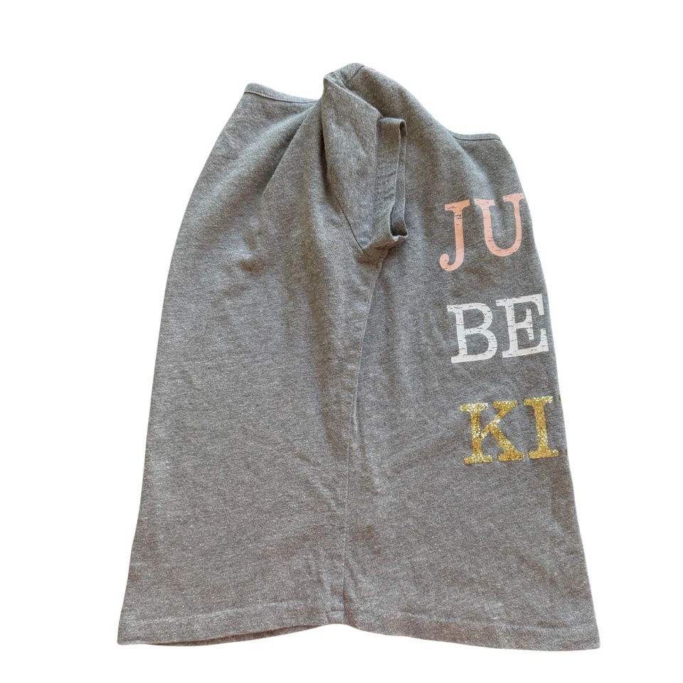 Girls Size 10/12 Graphic Tee Shirt Being Kind Glitter Casual Arizona Jean Co - Image 4 of 4