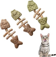 Purrident - Fix Your Cat  s Dental Health, Natural Creative Fish Bone Cat Toy