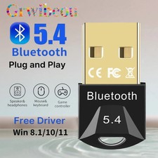 USB Bluetooth 5.4 Adapter for PC Speaker Mouse Keyboard Music Audio