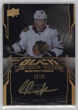 2023-24 SPx UD Black Lustrous Rookie Signatures Gold 10/25 Luke Philp Auto 0jg8
