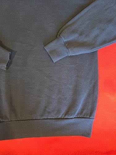 Vintage Gopher Sport Cat Pumpkin Fall Halloween Navy Sweatshirt Womens Sz Medium - Picture 16 of 17