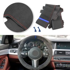 Wildleder Leder Lenkrad Lenkradbezug Fit Für BMW M Sport F20 F30 F10 F25 F15 F16