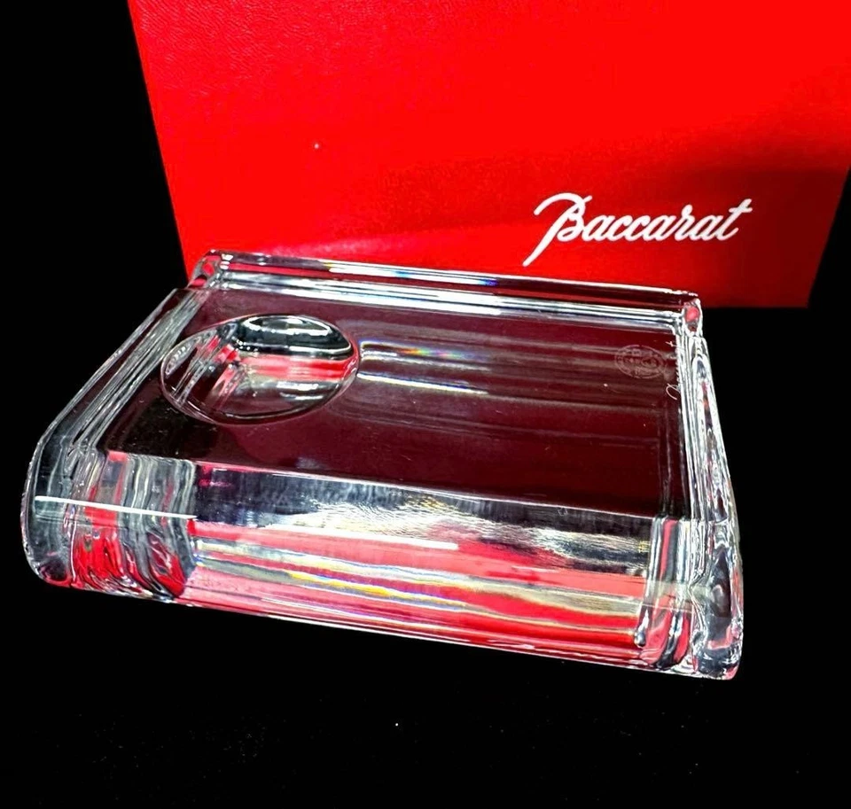 Rare Baccarat Crystal Book-Shaped Paperweight in Excellent Condition - image 2 of 4