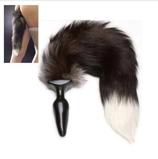 PLUG ANAL SOFT Queue de Renard rosebud sextoy xxx hétéro gay 10 x 3cm