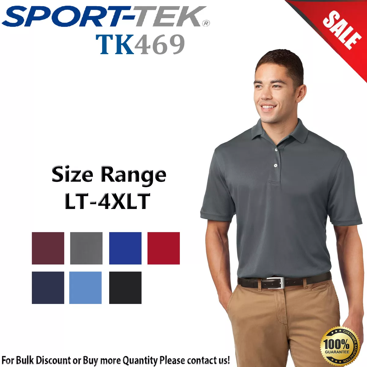 Sport tek top dri mesh polo