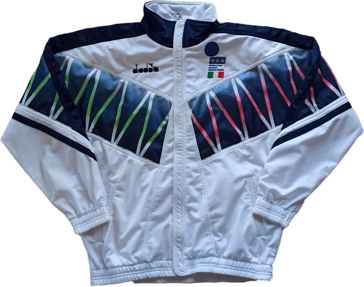 tuta giacca Italia 1994 World Cup felpa Diadora Baggio IP