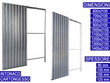 ALLINOX Controtelaio Porta Scorrevole a Scomparsa Per Interno Universale