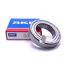 NEW SKF 6009 ZZ DEEP GROOVE BALL BEARING, FREE SHIPPING 45x75x16 mm