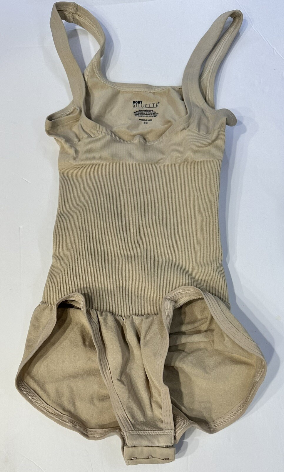 BODY SILUETTE Faja Model 1003 Body Graduated Compression Molder, “L” Color Nude