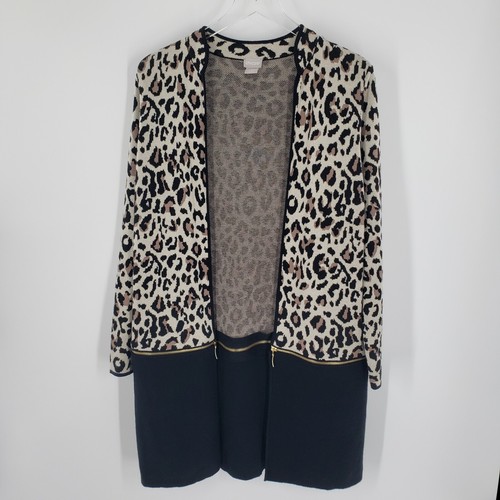 Front Cardigan Chicos Size 