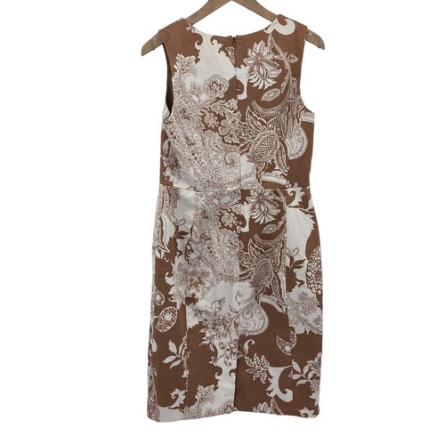 Talbots sheath dress size 10 paisley floral print career work office knee length - Picture 5 of 7