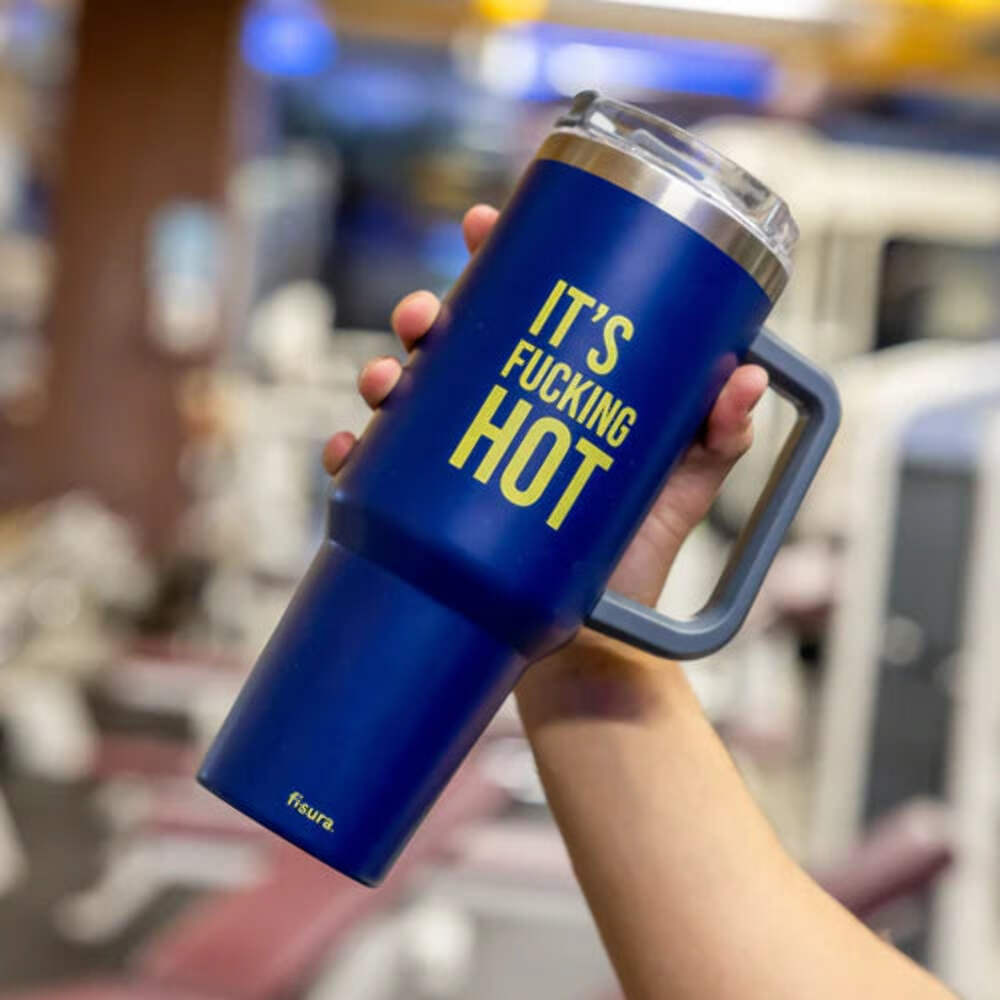 bicchiere termico xxl "it's fucking hot"