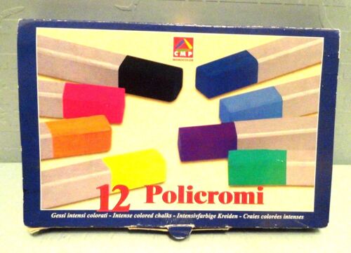 CMP MOROCOLOR POLICROMI 12 INTENSE COLORED CHALK NEW✨