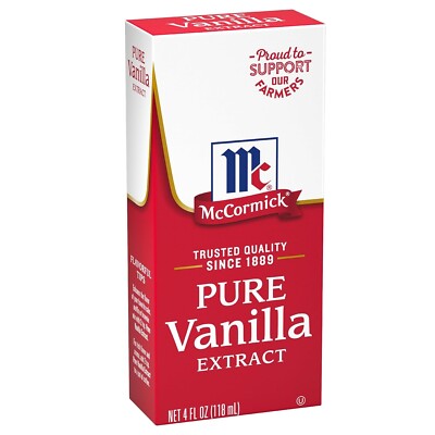 McCormick All Natural Pure Vanilla Extract 4 FL OZ (2 PACK)