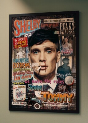 Artmazing Peaky Blinders Picture Poster No Frame, Shelby Limited Poster