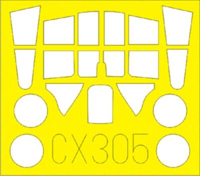 Eduard Mask 1/72 P-40B Warhawk Mask for Airfix  CX 305