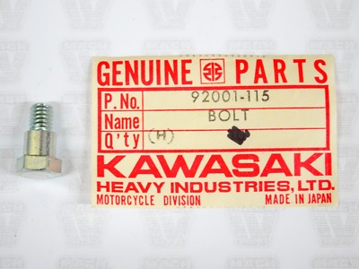 Kawasaki NOS NEW 92001-115 Hex Head Bolt 6x14 Z1 KZ KZ1100 KZ1000