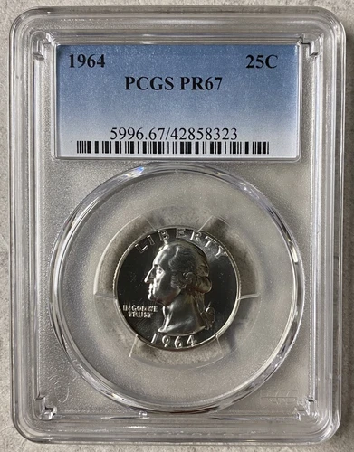 1964 Silver Proof Washington Quarter PCGS PF67 ()