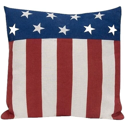 Patriotic 100% Cotton Home Décor Pillows