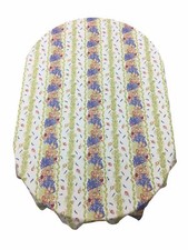 French Provencal 100 Cotton Tablecloth Roses Lavender Made In France 60 X 79