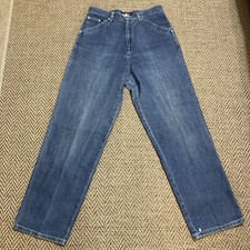 Jean para mujer vintage JG Hook años 90 cintura alta talla 12 (30x31) cintura trasera cincha