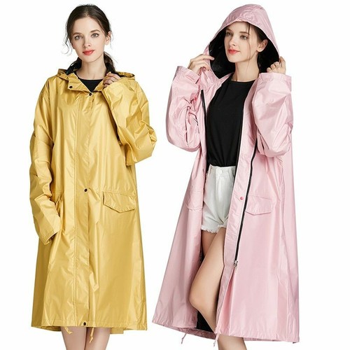 Women Waterproof Raincoat Thick Poncho 
