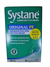 Systane Original PF Lubricant Eye Drops 30 Vials 0.7 mL Each Exp 07/2026