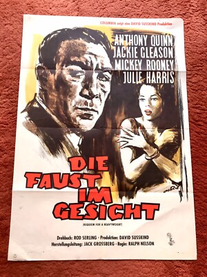 Die Faust im Gesicht Kinoplakat Poster A1, Anthony Quinn, Jackie Gleason