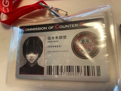 Tokyo Ghoul :re CCG Card ID Pass Haise Sasaki Kishou Arima Juzo
