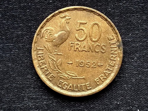 france 50 francs 1952 coin