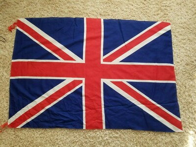 Polyester Fabric Flag Banner Great Britain Union Jack 3' Wide x 5'' Long