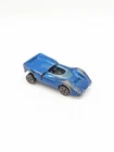 Vintage 1968 Redline Hot Wheel McLaren M6A Very Early Blue Black Interior